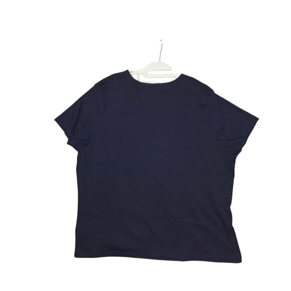 Ralph Lauren WOMENS Navy blue T shirt 3xl‎ - Picture 6 of 6